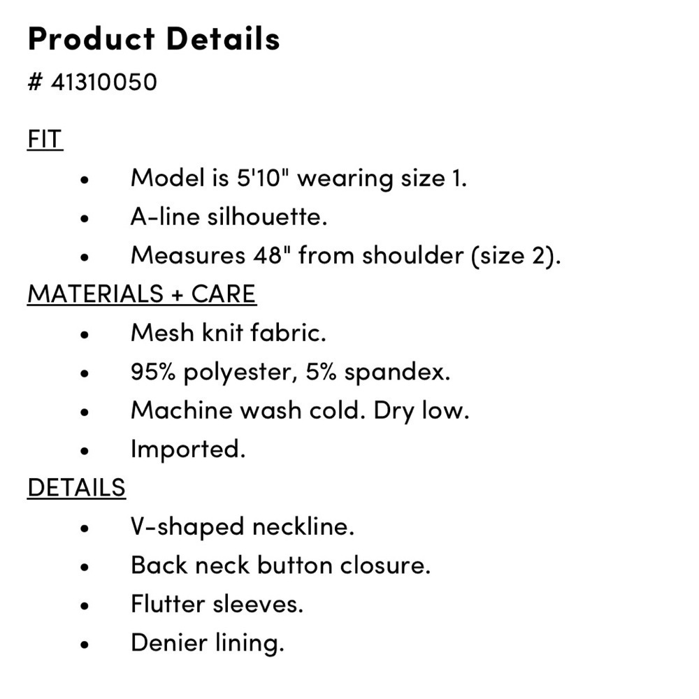 Nwt Torrid Midi Mesh Flutter Sleeve Starburst Dre… - image 6